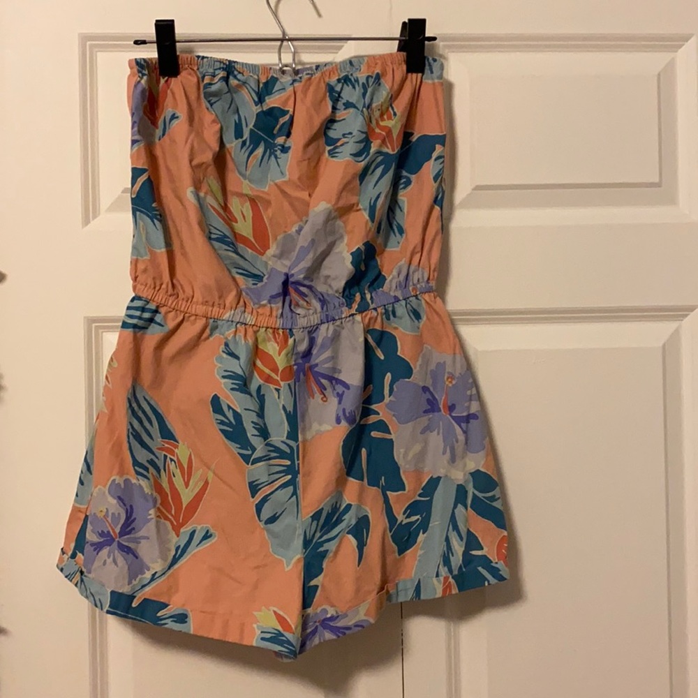 Urban Outfitters Floral Print Romper